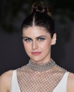Alexandra Daddario, 15 Ekim 2022 'de ABD' nin Kaliforniya eyaletinin Los Angeles kentinde bulunan Akademi Sinema Müzesi 'nde Rolex tarafından sunulan 2..