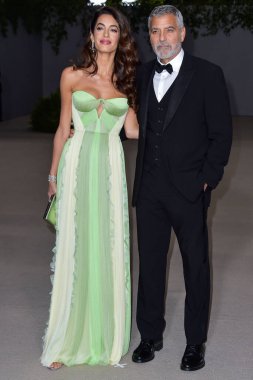 Amal Alamuddin Clooney ve kocası George Clooney, 15 Ekim 2022 'de ABD' nin Kaliforniya eyaletinin Los Angeles kentinde bulunan Akademi Sinema Filmleri Müzesi 'nde Rolex tarafından sunulan 2.. 