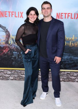 Elyse Myers ve Jonas Myers, Netflix 'in 18 Ekim 2022' de Westwood, Los Angeles, Kaliforniya 'daki Regency Village Theatre' da düzenlenen 