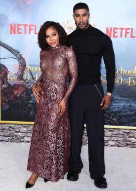 KJ Smith ve Skyh Alvester Black, Netflix 'in 18 Ekim 2022' de Westwood, Los Angeles, Kaliforniya, ABD 'deki Regency Village Theatre' da düzenlenen 