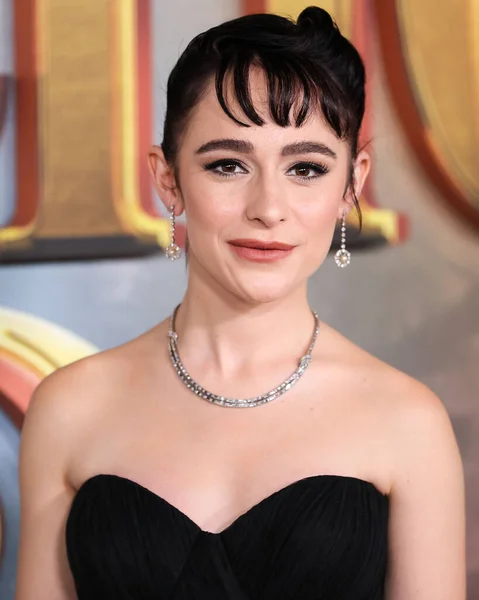 Die Amerikanische Schauspielerin Sophia Anne Caruso Kommt Zur Weltpremiere Von — Stockfoto