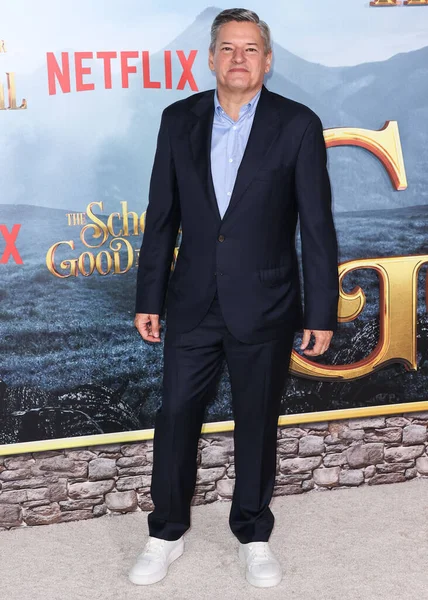 Ted Sarandos Arrives World Premiere Netflix School Good Evil Held — Stock Photo, Image