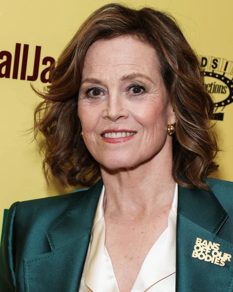 Atriz Americana Sigourney Weaver Chega Los Angeles Premiere Roadside Attractions — Fotografia de Stock