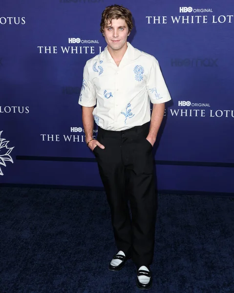 Lukas Gage Érkezik Los Angeles Premiere Hbo Eredeti Sorozat White — Stock Fotó