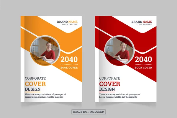 Şehir arkası iş dünyası kurumsal kitap kapağı tasarım şablonu a4 