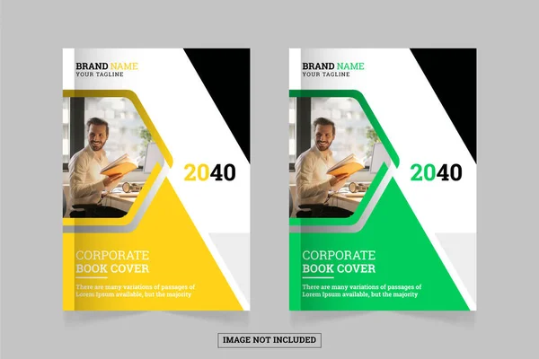 yıllık rapor kurumsal kitap kapağı tasarım şablonu a4 içinde veya yıllık rapor, dergi, el ilanı, poster, afiş, portföy, şirket profili, web sitesi, broşür kapağı tasarımı için kullanılabilir 