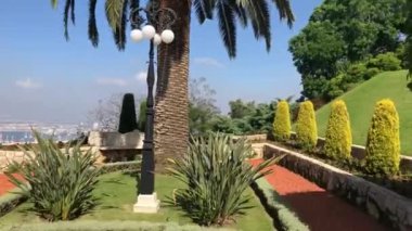 the beautiful view of israel, haifa, Bahai garden