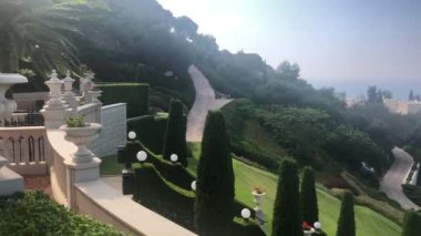 the beautiful view of israel, haifa, Bahai garden