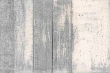 Tahta bir panelin yakın plan görüntüsü - Beyaz renge boyanmış eski tahta arka plan 