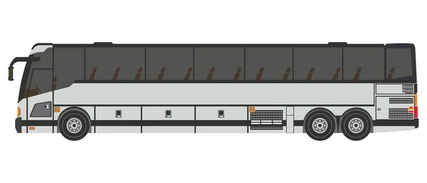 Motor Coach or Motorcoach a bus designed to transport large numbers of passengers vector