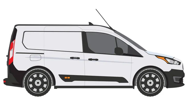 Transit Work Service Van vector