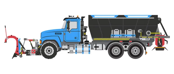 Snow and Ice Control Truck vector