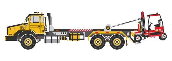 Moffet Truck aka Forklift Truck Non-Semi Truck vector