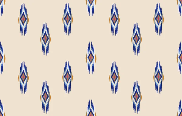 Native Fabric Pattern Geometric Ethnic Oriental Seamless Pattern Traditional Design — 图库矢量图片