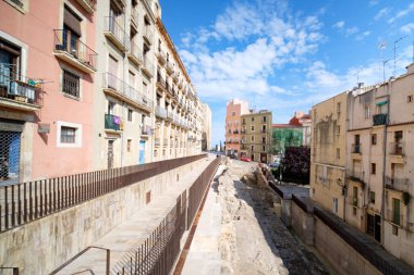 İspanya 'daki tarragona şehri manzarası