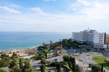 Barselona şehrinin manzarası