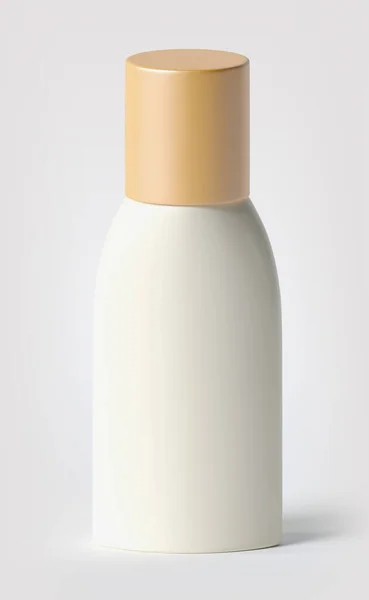 Rendering Makeup Remover Lotion Body Care Bottle White Background — Fotografia de Stock