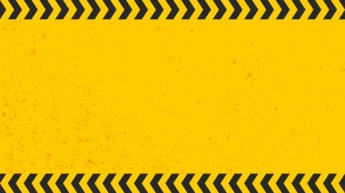 Construction Background with Grunge texture yellow and black template