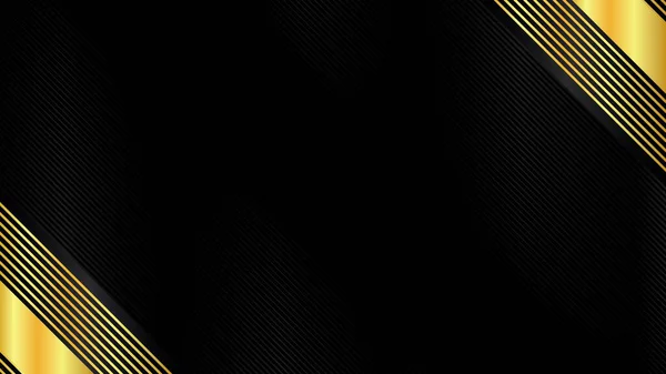 Black Gold Luxury Background Black Elegant Background — 图库矢量图片