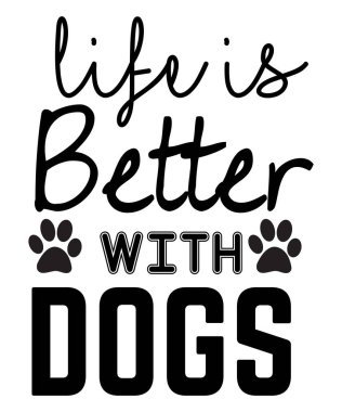 Dog SVG design vector