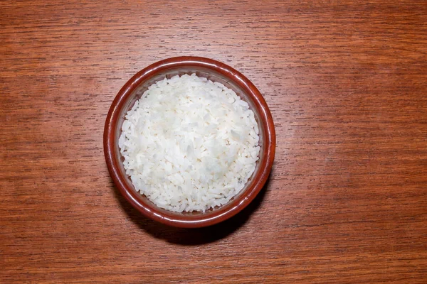 Delicious Fresh White Rice Bowl — Photo