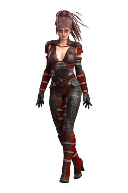 Fantasy Dragon Hunter Woman