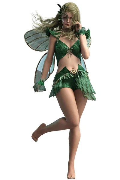 Fantasy Green Summer Fairy —  Fotos de Stock