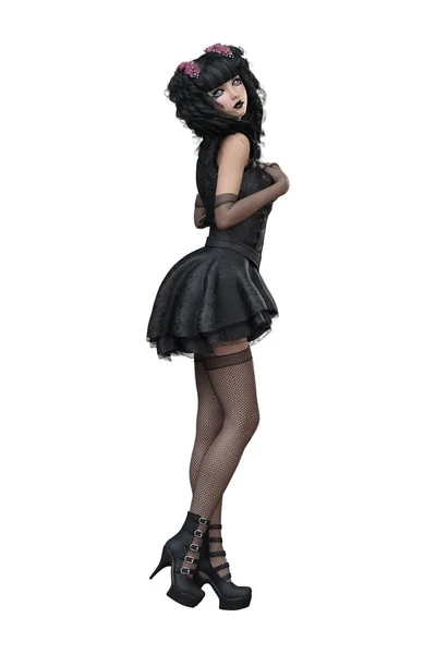 Gothic Lolita Character — 스톡 사진