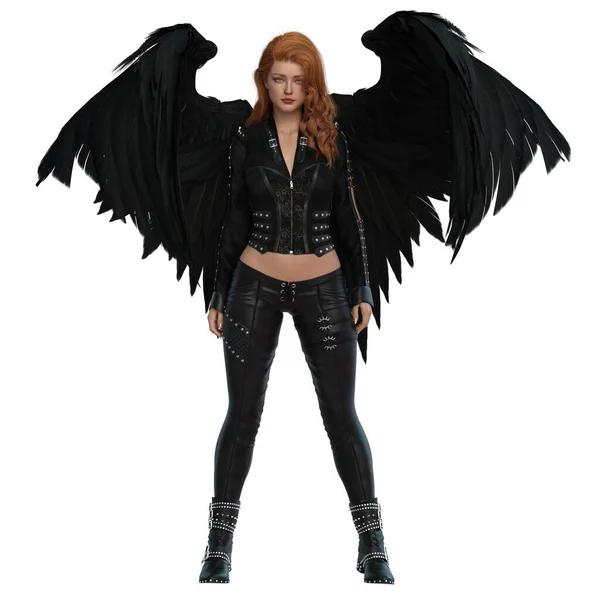 Modern Fantasy Dark Angel —  Fotos de Stock