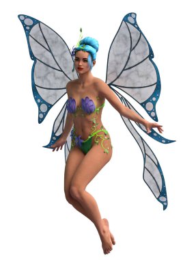 Summer fairy 3D render