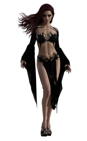 Dark witch 3D render