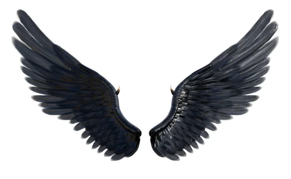 Angel wings 3D render