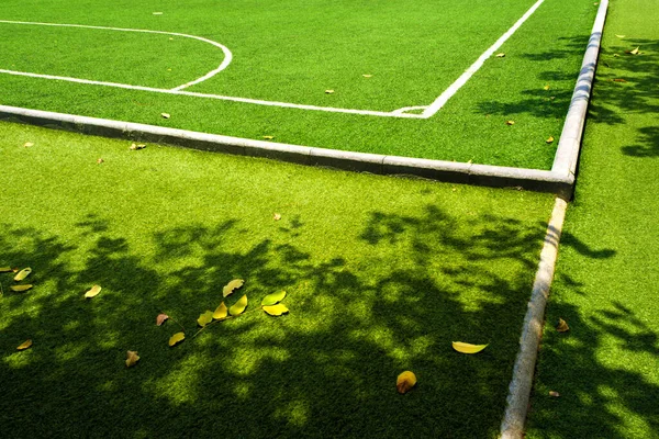 Shade Tree Artificial Turf Football Field — Foto de Stock