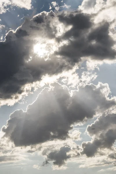 Rays Sun Break Cloud — Stockfoto