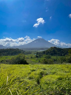 Bali, Endonezya: Agung Dağı manzarası 