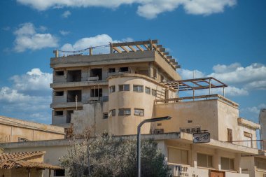 The abandoned city, ghost town, Varosha in Famagusta, North Cyprus. The local name is 