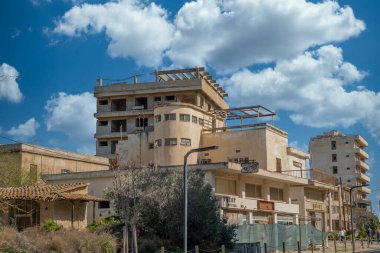 The abandoned city, ghost town, Varosha in Famagusta, North Cyprus. The local name is 