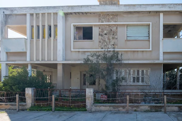 Abandoned City Ghost Town Varosha Famagusta North Cyprus Local Name — ストック写真