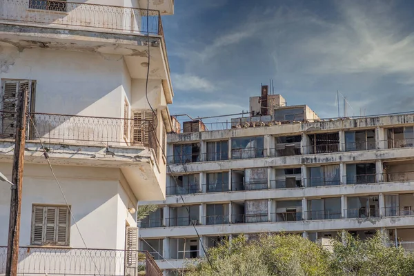 The abandoned city, ghost town, Varosha in Famagusta, North Cyprus. The local name is 