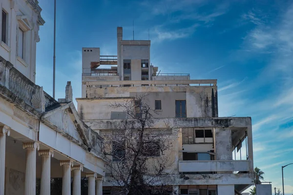 Abandoned City Ghost Town Varosha Famagusta North Cyprus Local Name — ストック写真