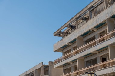 The abandoned city ghost town Varosha in Famagusta, North Cyprus. The local name is 