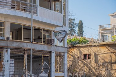The abandoned city, ghost town, Varosha in Famagusta, North Cyprus. The local name is 