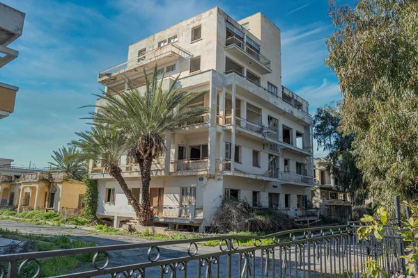 The abandoned city, ghost town, Varosha in Famagusta, North Cyprus. The local name is 