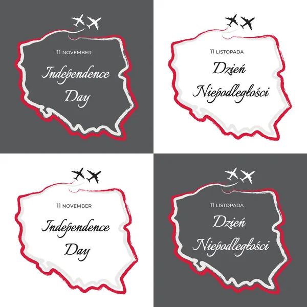 Polonya. Bağımsızlık Günü. Lehçe ve İngilizce. 