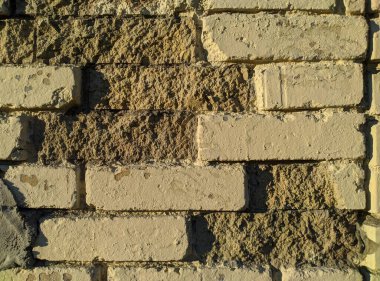 Eski tuğla duvar, arka plan olarak kullanılabilir.