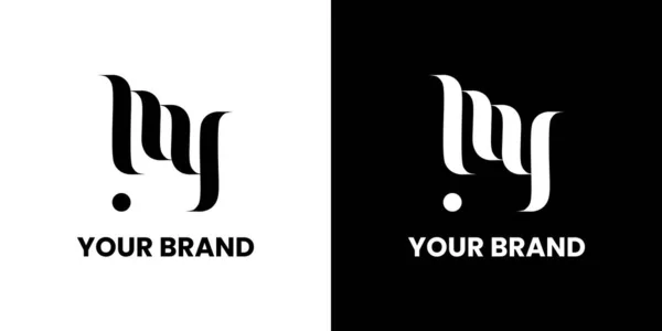 Logo Design Minimalista Brand Identity Famiglia Lavoro Squadra Colleghi Emblema — Vettoriale Stock