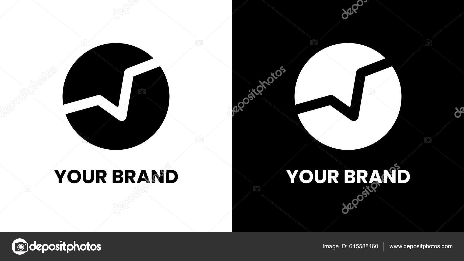 Logo Electronic Brand Identity Design Modern Minimalist Elegant Simple