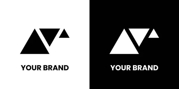Logo Elektronicznego Projektowania Tożsamości Marki Nowoczesny Minimalistyczny Elegancki Prosty Pomysł — Wektor stockowy