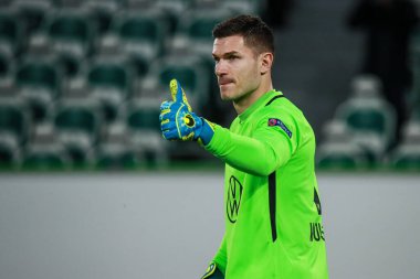 Wolfsburg, Germany, December 12, 2019:Pavao Pervan during the UEFA Europa League match between VfL Wolfsburg and AS Saint-Etienne at Volkswagen Arena in Wolfsburg