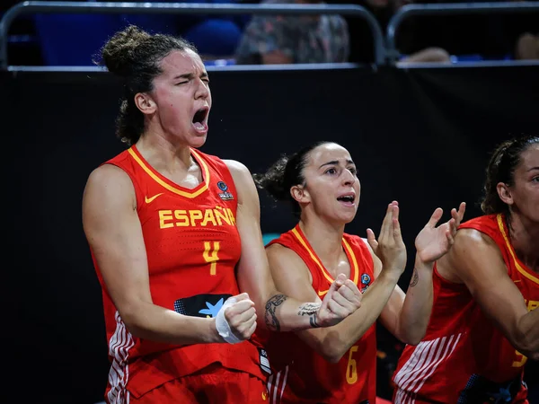 España Tenerife Septiembre 2018 Laura Nicholls Jugadora Española Baloncesto Celebra — Foto de Stock